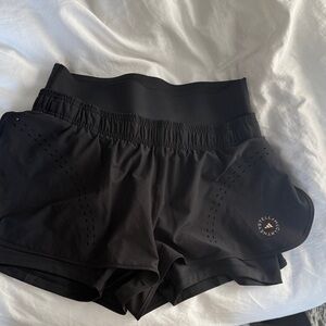 Stella McCartney Black Athletic Shorts